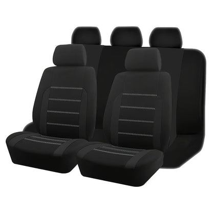 Car Seat Covers Full Set 5-Seat Universal Fit – Breathable Wear-Resistant Fabric with Foam Cushioning for SUV, Sedan, Minivan & Truck – All-Season, 10 Color Options – Velora