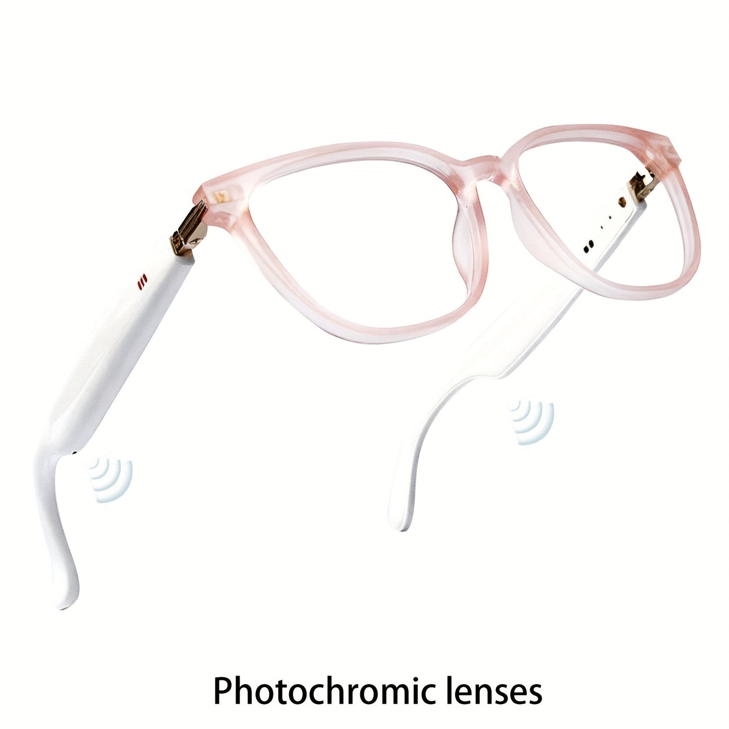 AI Smart Glasses with Real-Time 160-Language Translation, GPT Chat Assistant, Bluetooth 5.2 Audio, Hands-Free Calling, Music Playback, Photochromic & Anti-Blue Light Lenses – Unisex Wearable Tech