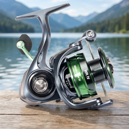 SeaKnight WR Series Spinning Fishing Reel – 9+1BB, 5.2:1 Gear Ratio, 13kg/28lbs Max Drag, 3 Carbon Plate Brake, Aluminum & Stainless Steel, Freshwater Saltwater Reel