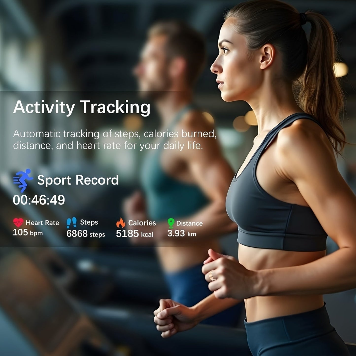 Smart Ring for Women & Men – IP68 Waterproof Fitness Tracker with Sleep Monitoring, Heart Rate, HRV, Body Temperature, Stress & Pedometer, Health Ring for iPhone & Android, Sizes 7-13, Black Rose Gold Silver