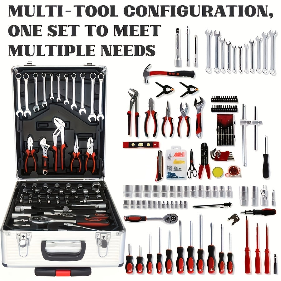 52-Piece Professional Tool Set for Home & Car Repair – Portable Toolbox Kit for DIY Enthusiasts, Mechanics & Professionals, Perfect Gift Idea