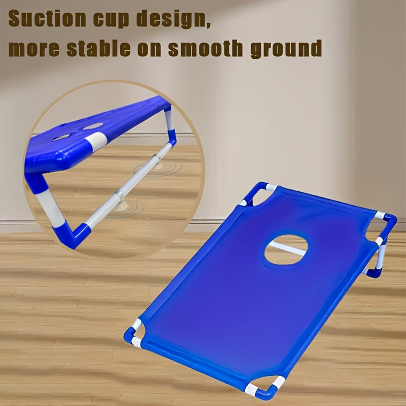 Cornhole Game Set with 6 Bean Bags Dual-Color Board and Carry Bag for Backyard Outdoor Party Beach Camping Indoor Entertainment – Gift Box Included Red Blue