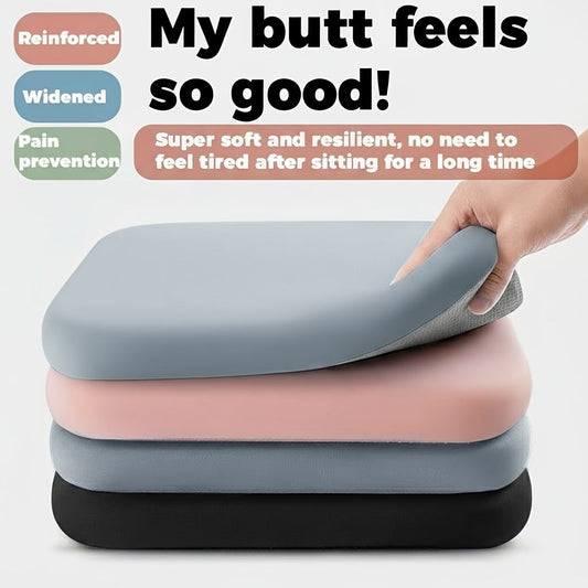 1.5-Inch Memory Foam Seat Cushion with Washable Cover – Non-Slip Grip, Pressure Relief & Posture Support for Office Chair, School Desk, Truck & Wheelchair