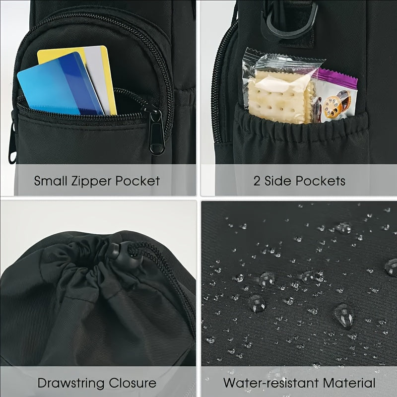 Crossbody Sling Bag One Shoulder Daypack – Lightweight Multi-Function Phone Bag with Adjustable Strap, Durable Fabric, for Outdoor Sports, Hiking, Travel, Fitness, Daily Use – Men & Women