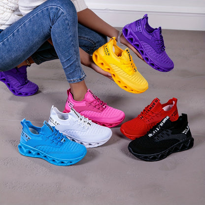 Women's Blade Sneakers – Breathable Non-Slip Walking & Running Shoes with Blade Sole, Fashion Athletic Trainers for Gym, Sports, Tennis & Work, Sizes US 6.5–12.5, Multiple Colors