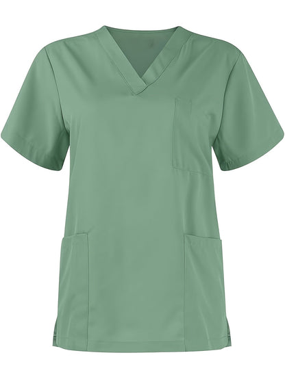 Unisex Medical Scrubs Set – Breathable Quick-Dry V-Neck Top & Drawstring Jogger Pants, Nursing Uniform for Women & Men, 7 Colors, Sizes S-XXL, Ideal for Hospitals, Dental Clinics & Veterinary Work