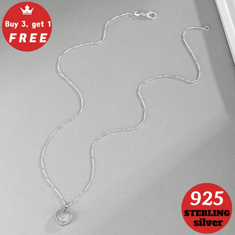 925 Sterling Silver Simple Chain Necklace for Men and Women – Unisex Elegant Minimalist Pendant Necklace with Gift Box, 18 to 24 Inch, Perfect Gift for Mom Girlfriend Wife Birthday Anniversary