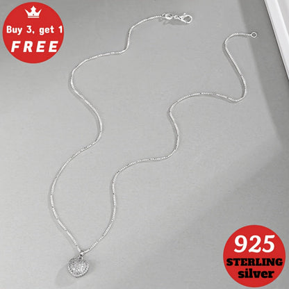 925 Sterling Silver Simple Chain Necklace for Men and Women – Unisex Elegant Minimalist Pendant Necklace with Gift Box, 18 to 24 Inch, Perfect Gift for Mom Girlfriend Wife Birthday Anniversary