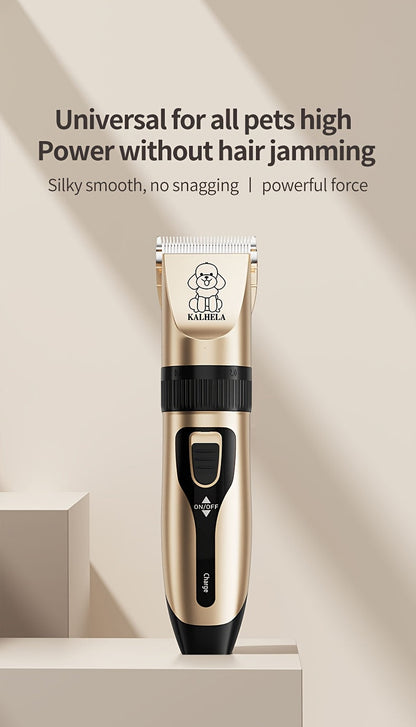 USB Rechargeable Wireless Pet Hair Trimmer for Dogs and Cats - Cordless Grooming Scissors with Lithium Battery 36V Low Voltage Safe, Professional Home and Salon Use Pet Clipper