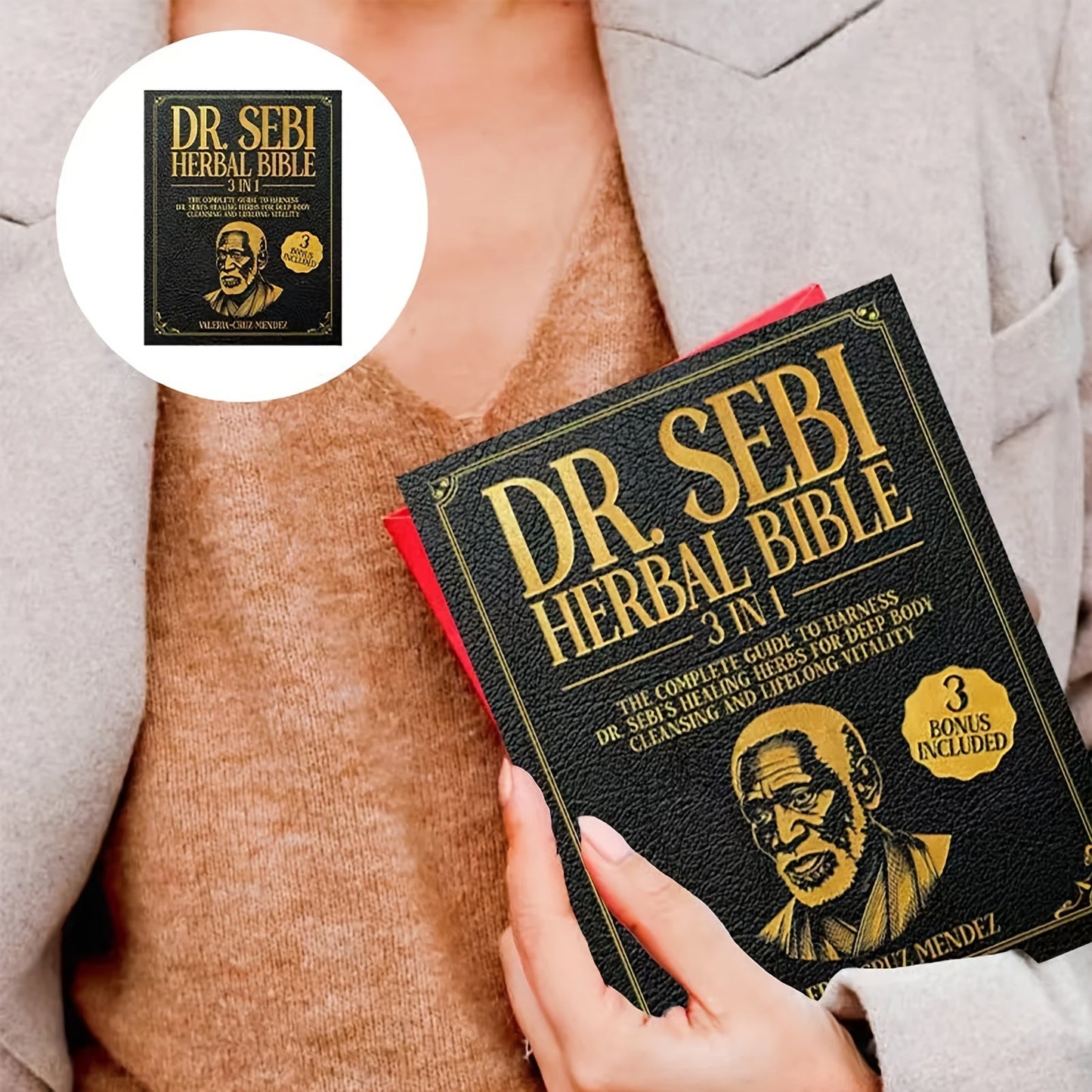 Dr. Sebi Herbal Bible 3-in-1 - Comprehensive Guide to Healing Herbs, Natural Body Cleansing & Alkaline Health for Lasting Physical Wellness, Paperback