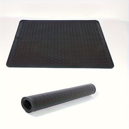 Silicone Stove Cover Cooktop Protector Mat 28x20" Heat Resistant Dishwasher Safe for Glass Top Electric Ceramic Induction Stove – Scratch & Stain Guard Dish Drying Mat Kitchen Counter Extender