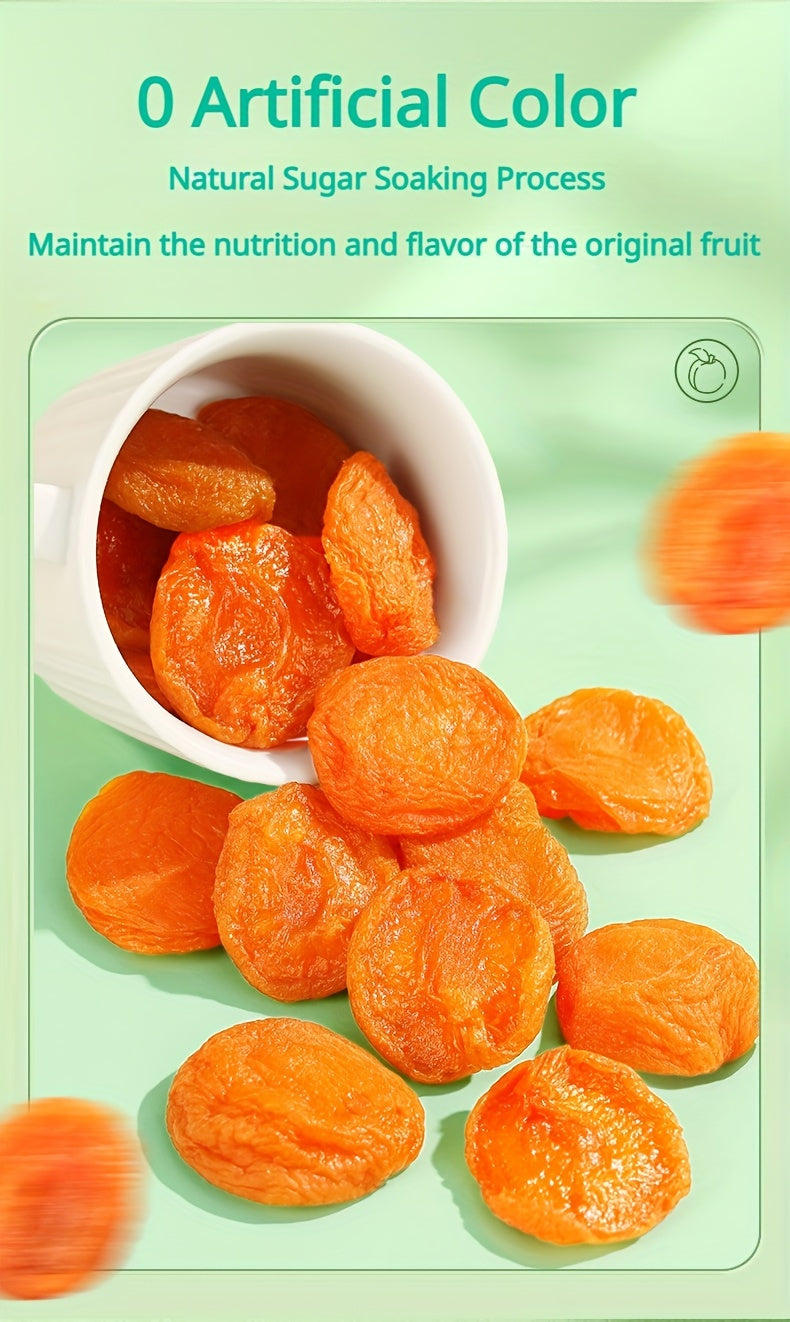 Dried Apricots Snack 3 Bags Pack Natural Tropical Dried Fruit Healthy Sweet Snack Ready-to-Eat Vegan Gluten-Free Gift
