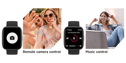 Smart Watch for Men & Women with Wireless Calling & Built-in Alexa – 1.83" HD Touch Screen, 100+ Sports Modes, Heart Rate Monitor, Waterproof Fitness Tracker, Compatible with iPhone & Android