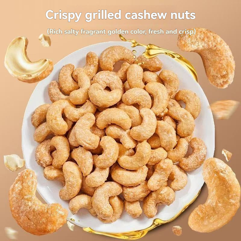 Roasted Salted Cashews – Gluten Free High Protein Keto Snack, 0 Trans Fat & Cholesterol, Single Serve Packs for Office, Pre & Post Workout, Yoga Recovery & Health-Conscious Families