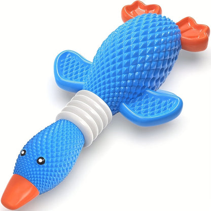 Indestructible Nylon Goose Dog Chew Toy for Aggressive Chewers – Upgraded Durable Dog Toys for Large & Medium Dogs, Heavy Duty Teething Chew, Dental Cleaning, Goose & Clownfish Design