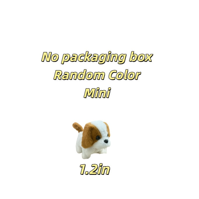 Interactive Robot Puppy Toy Walking Barking Tail Wagging Realistic Electric Simulation Dog with Dog Bone Accessory Gift Box Kids Birthday Christmas New Year Gift Boys Girls