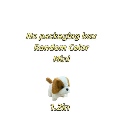 Interactive Robot Puppy Toy Walking Barking Tail Wagging Realistic Electric Simulation Dog with Dog Bone Accessory Gift Box Kids Birthday Christmas New Year Gift Boys Girls