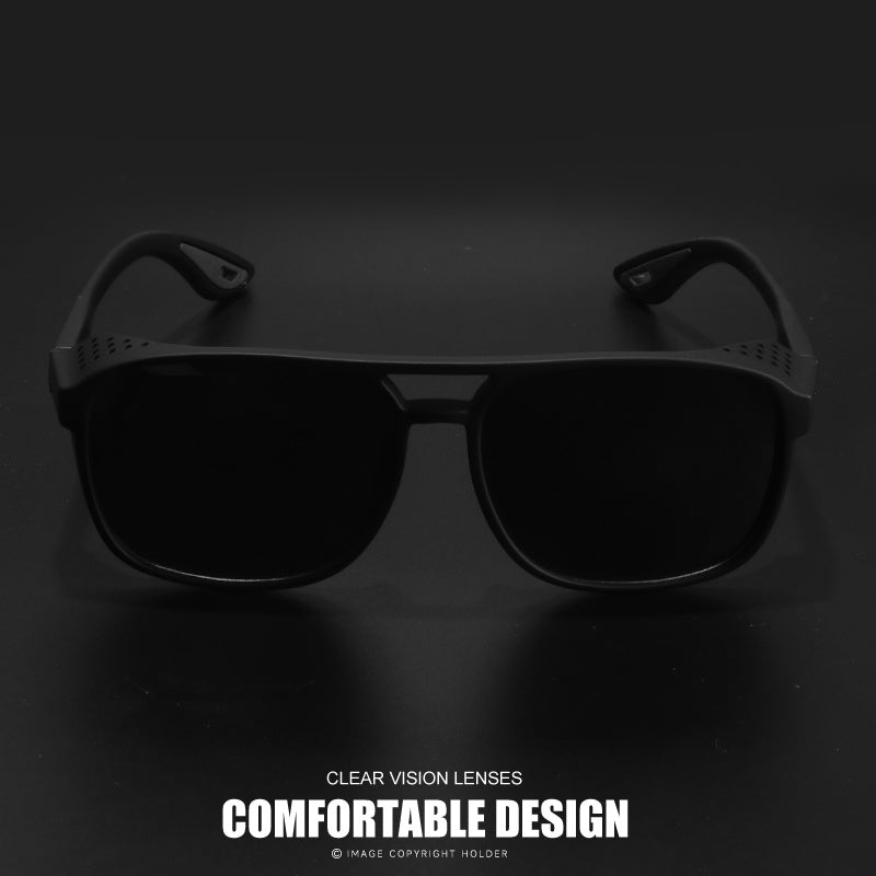 Polarized Steampunk Sports Sunglasses for Men & Women – UV400 HD Lens Cycling Running Fishing Driving Glasses, Durable Side Cutout Frame, Outdoor Athletic Eyewear