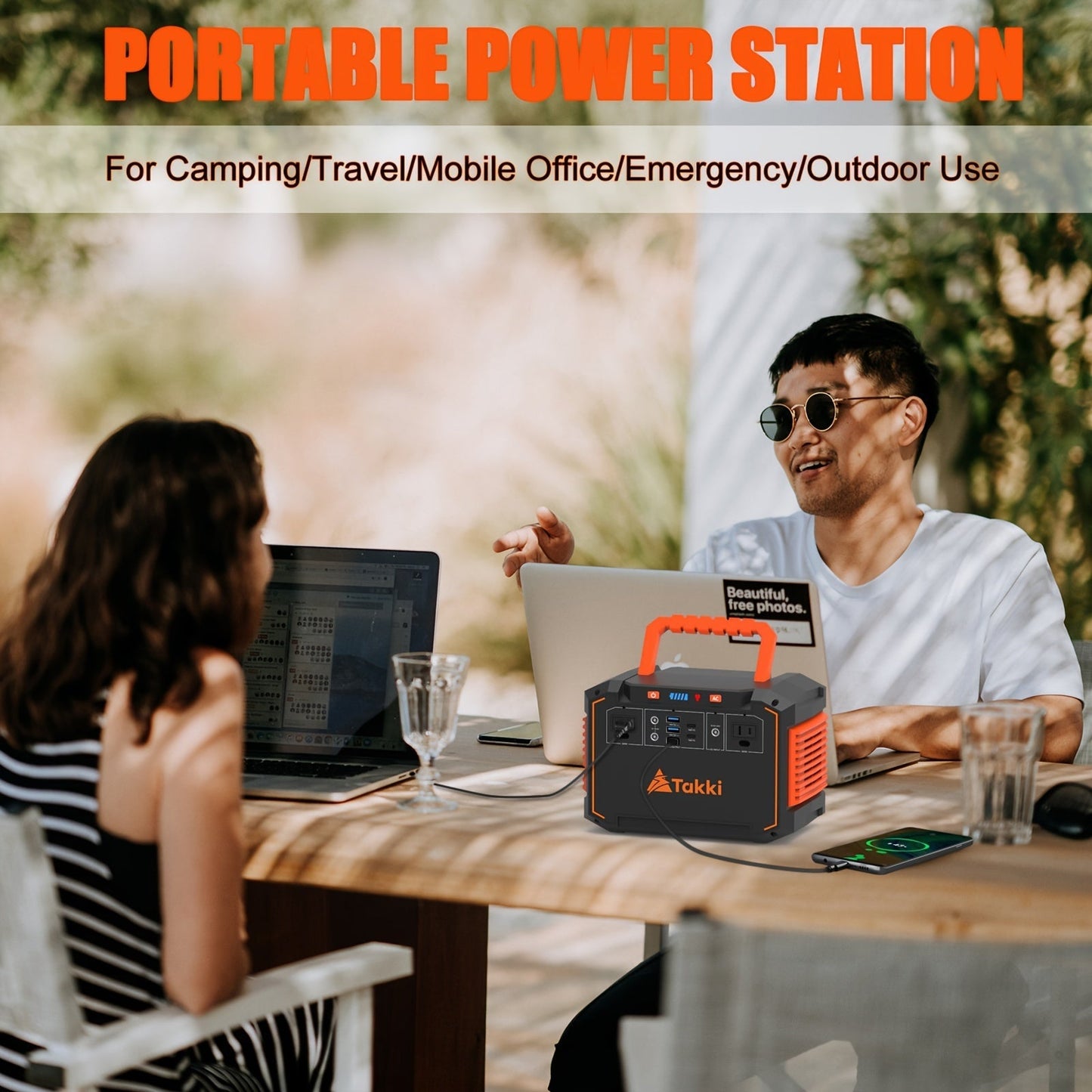 Portable Solar Power Station 350W Peak with AC DC USB Ports – 88.8Wh/111Wh/240Wh LiFePO4 Battery, Optional 30W/40W/60W Solar Panel, Solar Generator for Camping, Emergency, CPAP, Laptops, Fans & Off-Grid Home Use