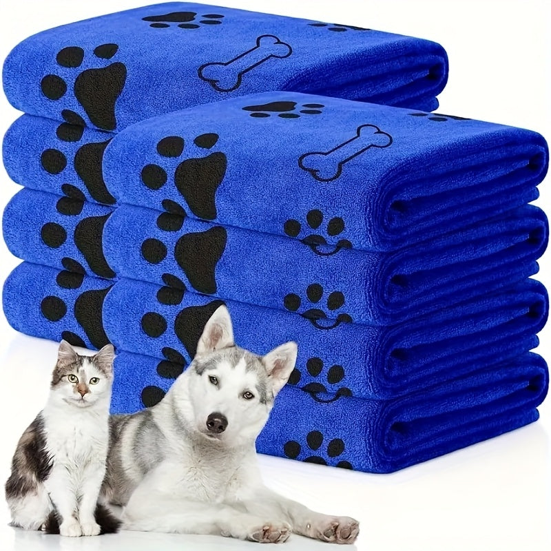 Large Pet Bath Towel for Dogs & Cats, 40x24 Inch Super Absorbent Quick Dry Microfiber Dog Towel, Soft Drying Blanket for Bathing, Grooming & Beach – Pet Supplies Gift