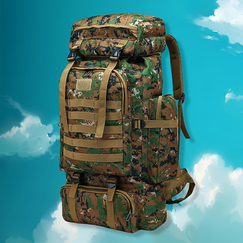 21 Gal Tactical Hiking Backpack 3-Day Assault Pack – Unisex MOLLE Oxford Fabric DIY Adjustable System for Hiking Camping Hunting Travel & Sports, 6 Colors