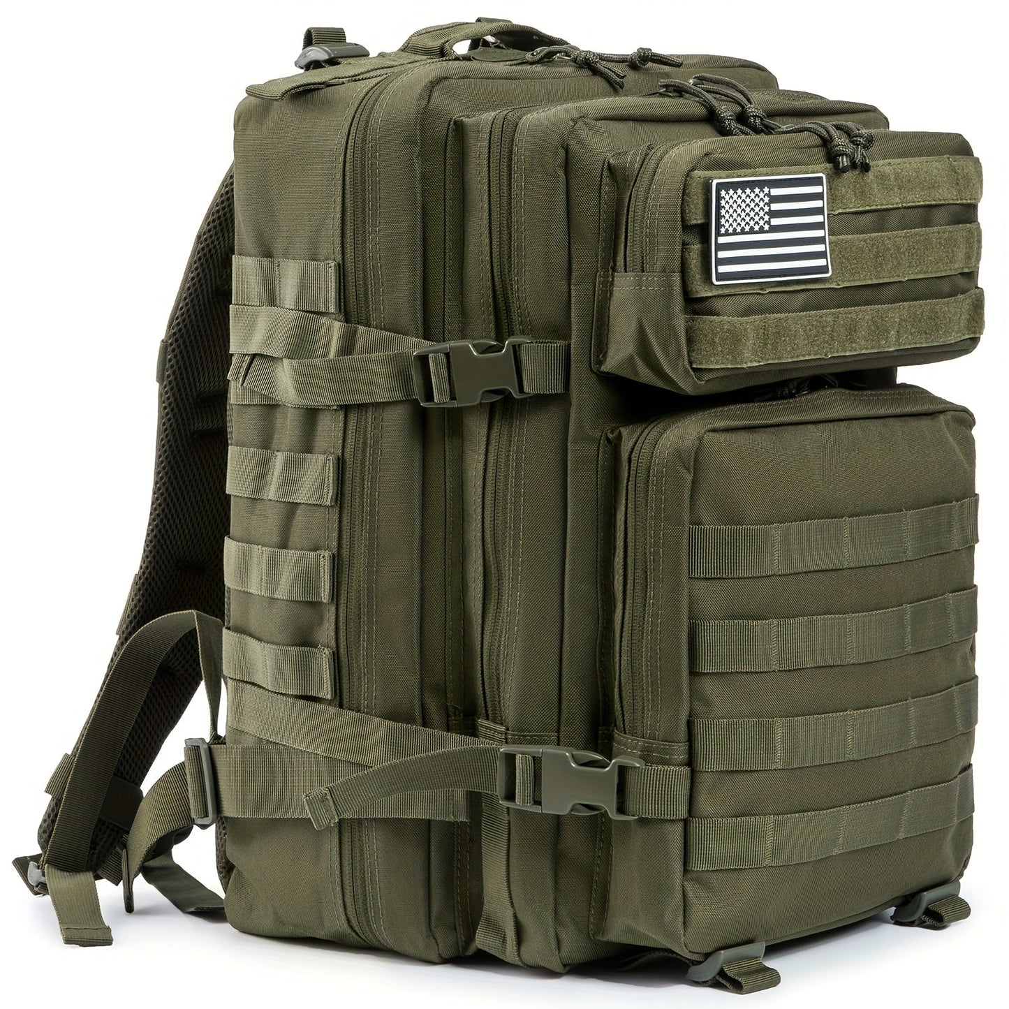 45L Tactical Backpack for Men & Women – Large Capacity Hiking Camping Travel Bag, 3-Day Bug Out Bag for Outdoor Fitness & Adventure, 13 Colors Available