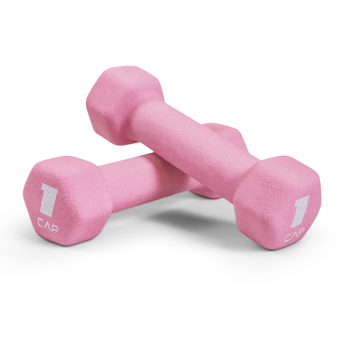 Neoprene Hex Dumbbell Set Pair - Non-Slip Color-Coded Cast Iron Hand Weights for Women & Men, Home Gym Strength Training Free Weights, 2LB to 15LB Sold in Pairs
