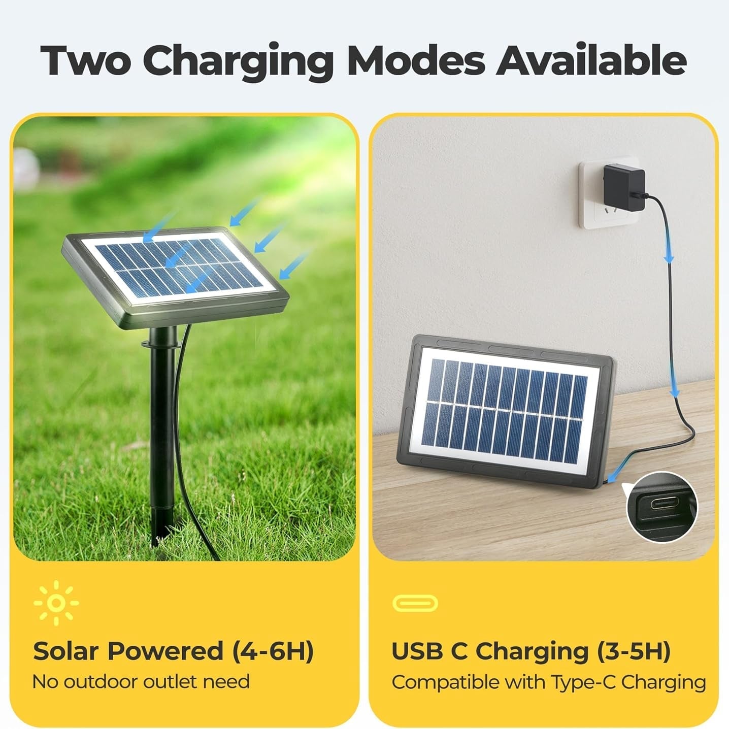 Solar LED String Lights Outdoor Waterproof 50FT & 100FT – ST38 Shatterproof Dimmable Bulbs, USB-C & Solar Powered, 4 Modes, for Patio Yard Pool Garden Wedding Camping Christmas Decor