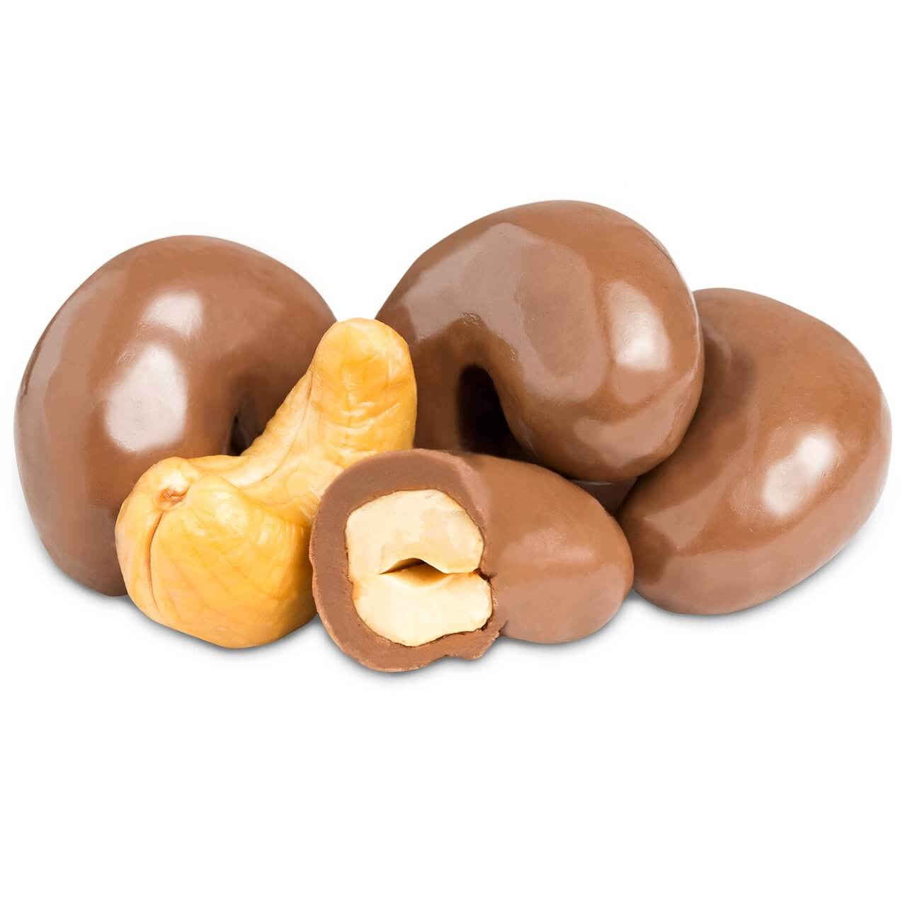 Milk Chocolate Cashews – Premium Creamy Milk Chocolate Coated Cashew Nuts, Bulk Gourmet Snack for Gifting Parties & Everyday Indulgence