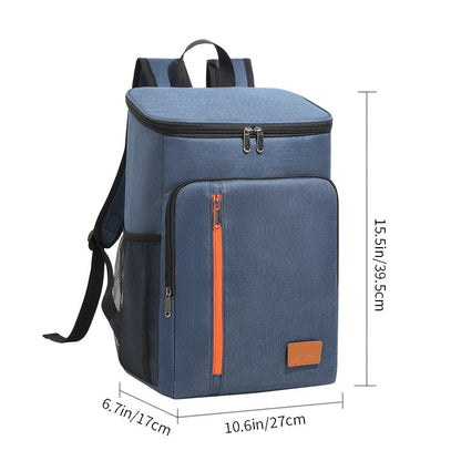 Insulated Cooler Backpack Extra Large Holds 30+ Cans, Leakproof Shoulder Bag for Men & Women, Perfect for Camping BBQ Beach Picnic Hiking – Compatible with Ice Packs