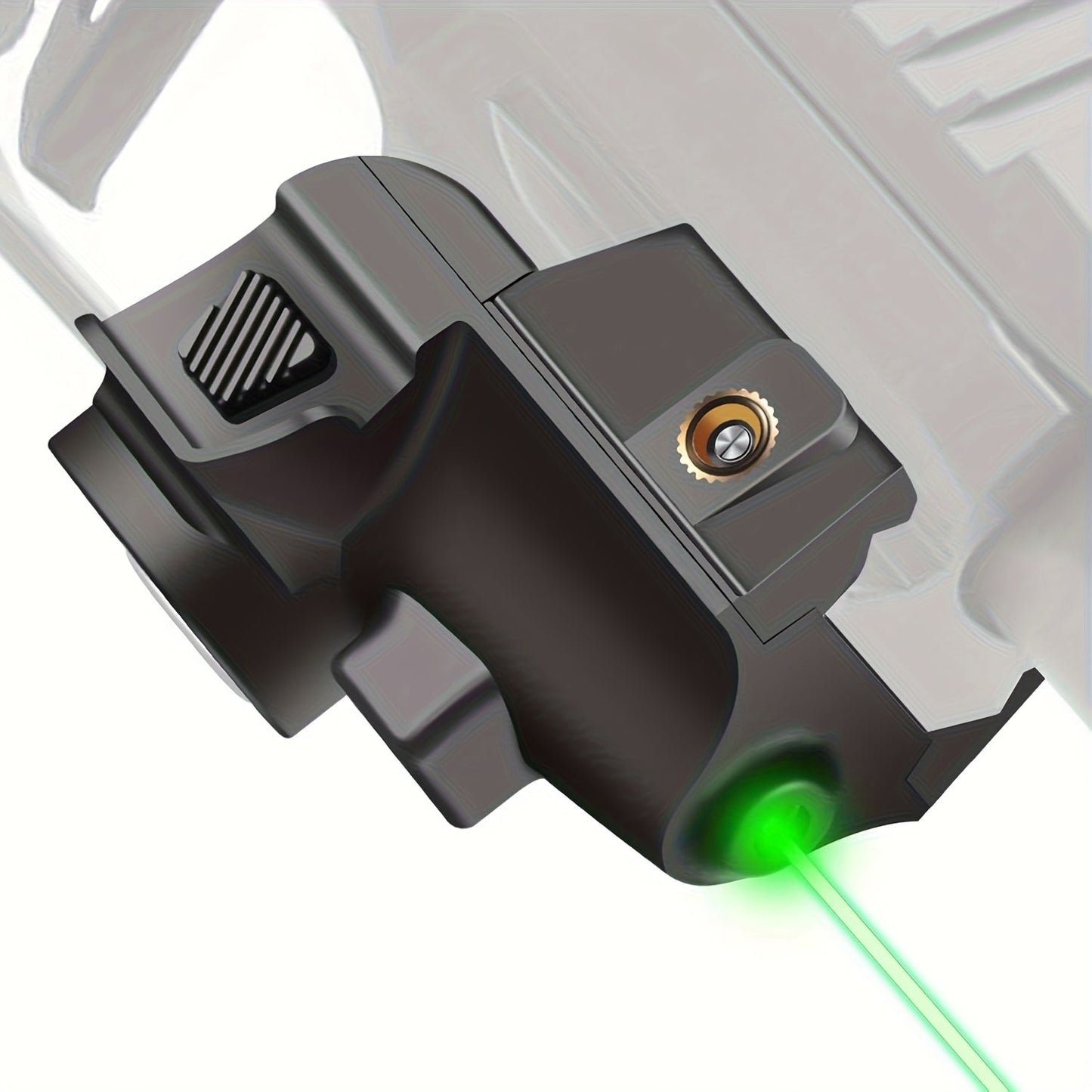 Ultra Compact Green Laser Sight for Handguns & Pistols – Magnetic USB Charging, 20mm Picatinny Rail, Ambidextrous ON/OFF, PA66 Nylon, 150-300m Visible – 7 Color & Charging Variants