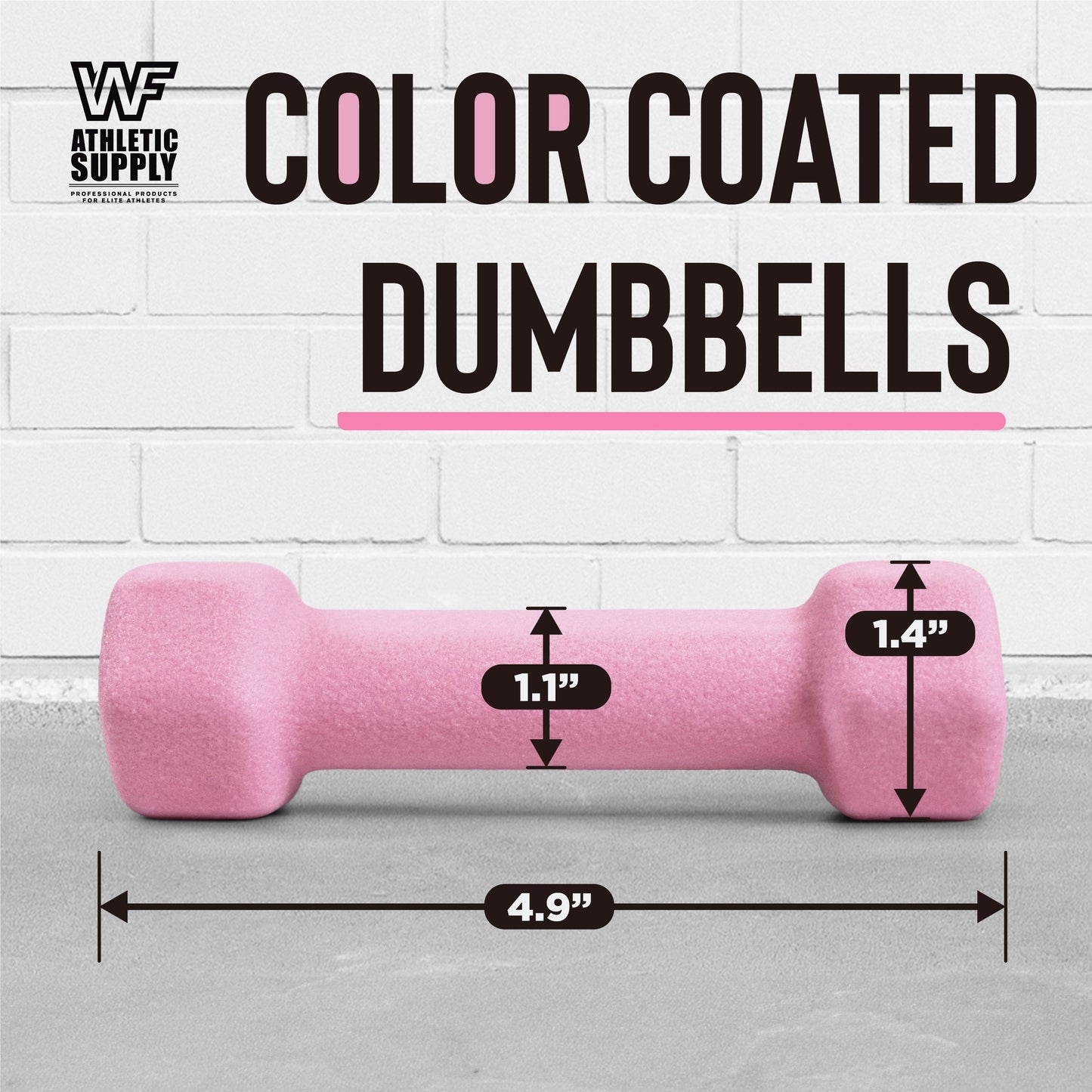 Neoprene Hex Dumbbell Set Pair - Non-Slip Color-Coded Cast Iron Hand Weights for Women & Men, Home Gym Strength Training Free Weights, 2LB to 15LB Sold in Pairs
