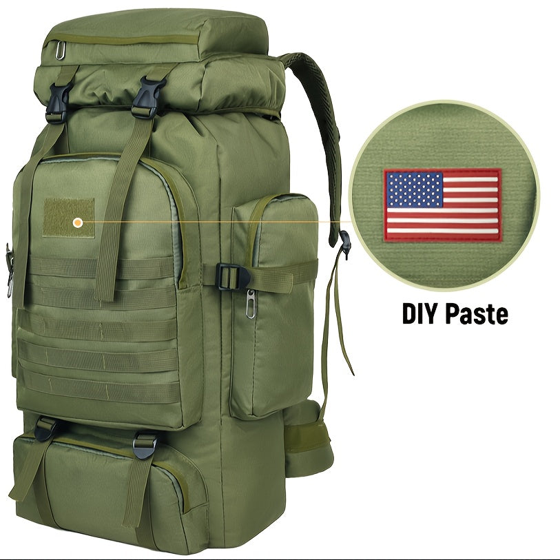 21 Gal Tactical Hiking Backpack 3-Day Assault Pack – Unisex MOLLE Oxford Fabric DIY Adjustable System for Hiking Camping Hunting Travel & Sports, 6 Colors