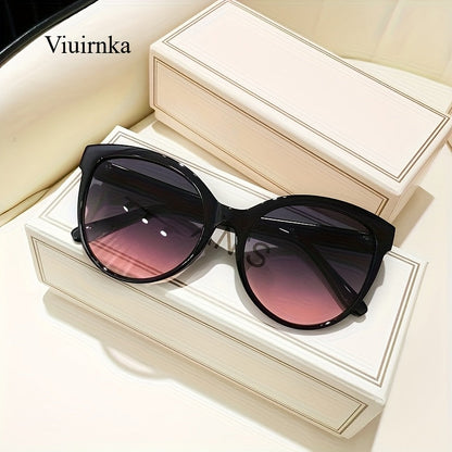 Oversized Cat Eye Sunglasses for Women – Y2K Trendy Fashion Shades, UV Protection, 7 Colors Including Leopard & Floral, Lightweight Summer Eyewear for Beach, Vacation, Travel & Street Style
