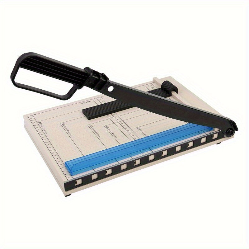 12 Inch Heavy-Duty Guillotine Paper Cutter Trimmer with Safety Guard Corner Rounder Precise Grid for Photos Cardstock Scrapbook Office Documents Craft Cutting Tool