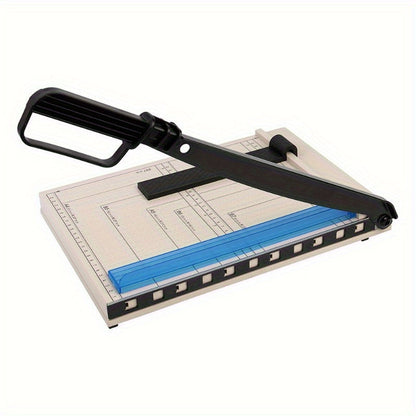 12 Inch Heavy-Duty Guillotine Paper Cutter Trimmer with Safety Guard Corner Rounder Precise Grid for Photos Cardstock Scrapbook Office Documents Craft Cutting Tool