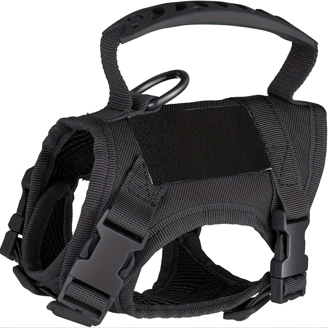 Cat Tactical Vest Harness Adjustable Escape-Proof 600D Oxford Pet Chest Strap Training Clothes for Cats & Small Dogs One Size Fits Most