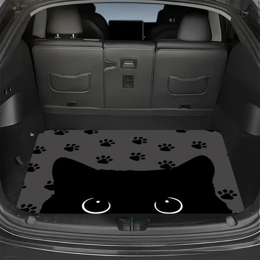 Car Trunk Mat Cargo Liner – Non-Slip Waterproof Floor Mat with Unique Patterns, Durable Vehicle Interior Protector from Dirt, Spills & Scratches, Universal Fit