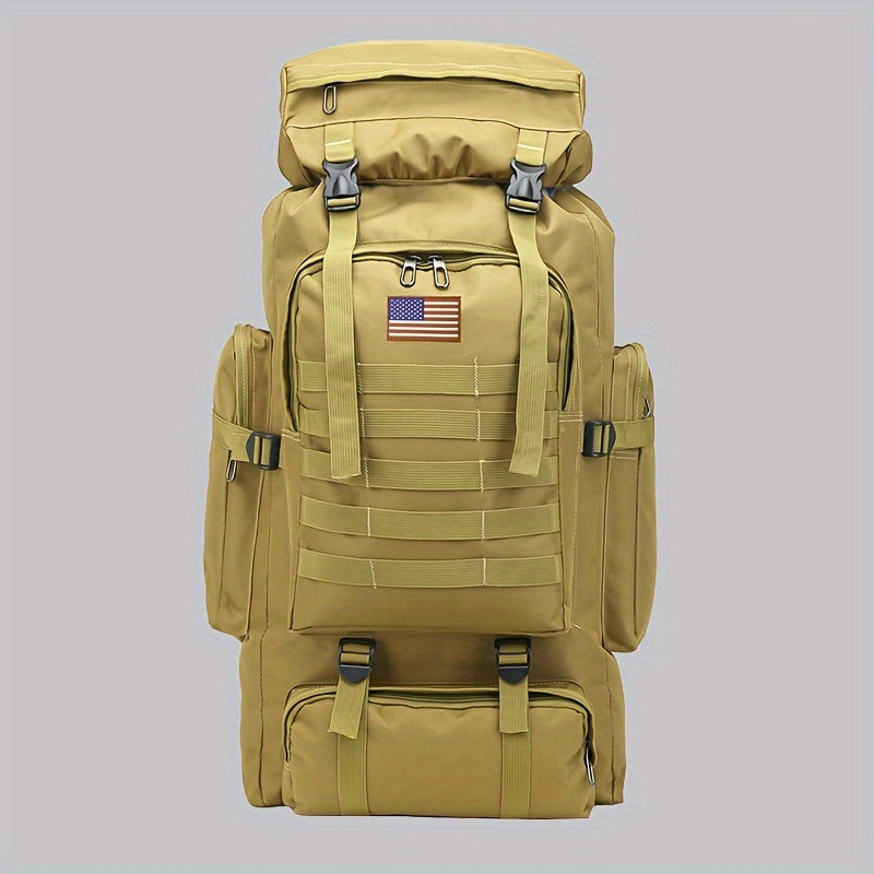 21 Gal Tactical Hiking Backpack 3-Day Assault Pack – Unisex MOLLE Oxford Fabric DIY Adjustable System for Hiking Camping Hunting Travel & Sports, 6 Colors