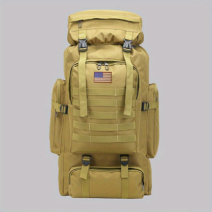 21 Gal Tactical Hiking Backpack 3-Day Assault Pack – Unisex MOLLE Oxford Fabric DIY Adjustable System for Hiking Camping Hunting Travel & Sports, 6 Colors