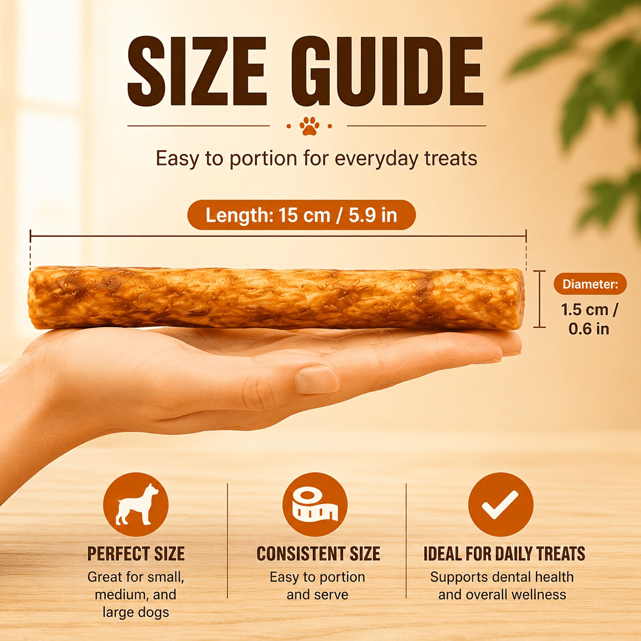 Dog Collagen Chew Sticks Chicken & Duck Flavor High-Protein Natural Dental Treats Durable Training Reward for Medium & Large Dogs – Molar Bully Sticks