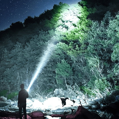 Rechargeable LED Flashlights 2-Pack – 1000-3000 Lumens Super Bright, 3 Modes, USB-C, Adjustable Beam, Emergency Power Outage Camping Hurricane Survival Gear Work Light
