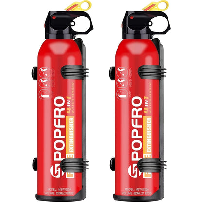 4-in-1 Portable Fire Extinguisher Spray for Home, Kitchen, Garage & Car – Covers Electrical, Textile & Oil Fires, Non-Toxic, Easy to Clean, Wall-Mountable Fire Safety Tool
