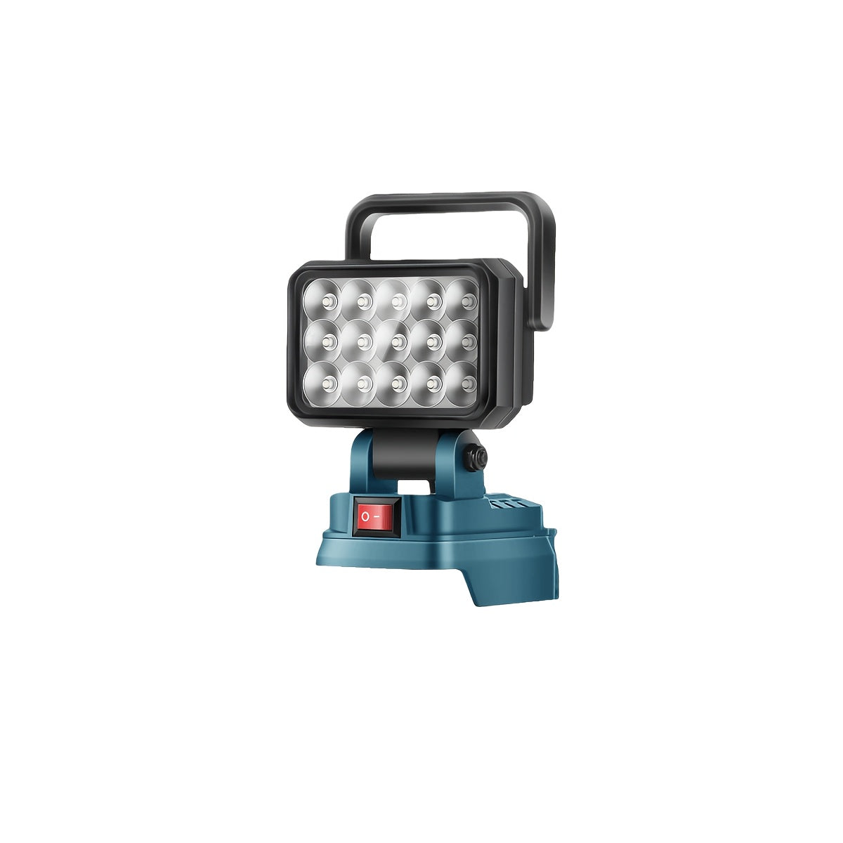 LED Work Light Compatible with Makita 21V Battery – High Brightness Portable Camping Lantern Flashlight, IP4X Waterproof, Smart Battery Protection, Emergency Light for Power Outage, Hurricane & Hiking, Black Yellow Blue
