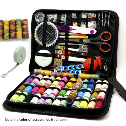 Sewing Kit 269pcs Complete Gift Set with Portable Case – Includes Thread, Needles, Scissors, Tape Measure & Pins – Perfect Sewing Supplies for Beginners, Travelers, Grandma, Mom & Friends
