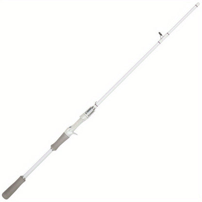 Carbon Fiber Fishing Rod Casting & Spinning Fast Action Sensitive Tip EVA Grip for Freshwater Saltwater Bass Fishing – 165cm 180cm 210cm, Lightweight High-Power White Fishing Pole