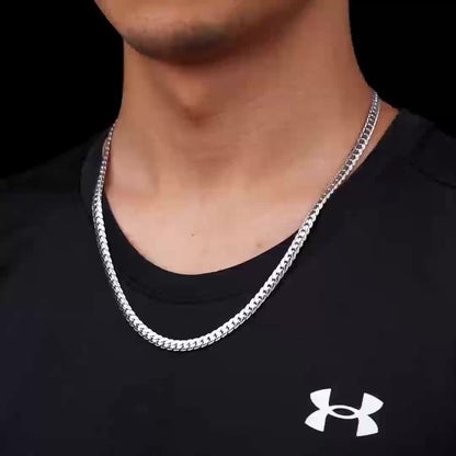 925 Sterling Silver Snake Chain Necklace Handmade for Men & Women – Dainty Serpentine Link, Gift Box Included, 18–24 Inch, Perfect Birthday, Christmas & Valentine’s Day Gift (6.25g)