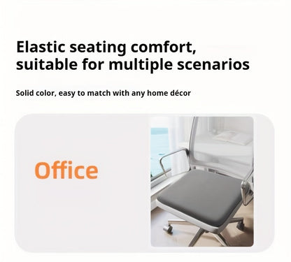 Extra Large Ergonomic Seat Cushion 15.72 Inch High-Density PU Foam Non-Slip Base Washable Breathable Cover for Office Chair Car Seat – Extended Seating Support