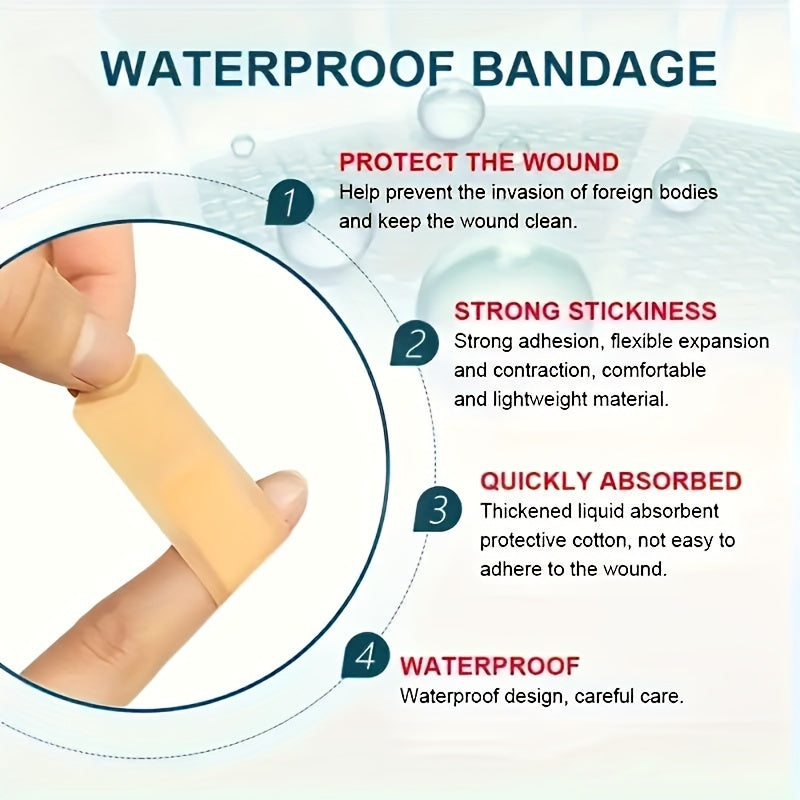 180/360pcs Flexible Fabric Adhesive Bandages Assorted Sizes – Breathable Fingertip & Knuckle Bandages, Elastic Cloth Spot Bandage Variety Pack for First Aid Home & Outdoor Care