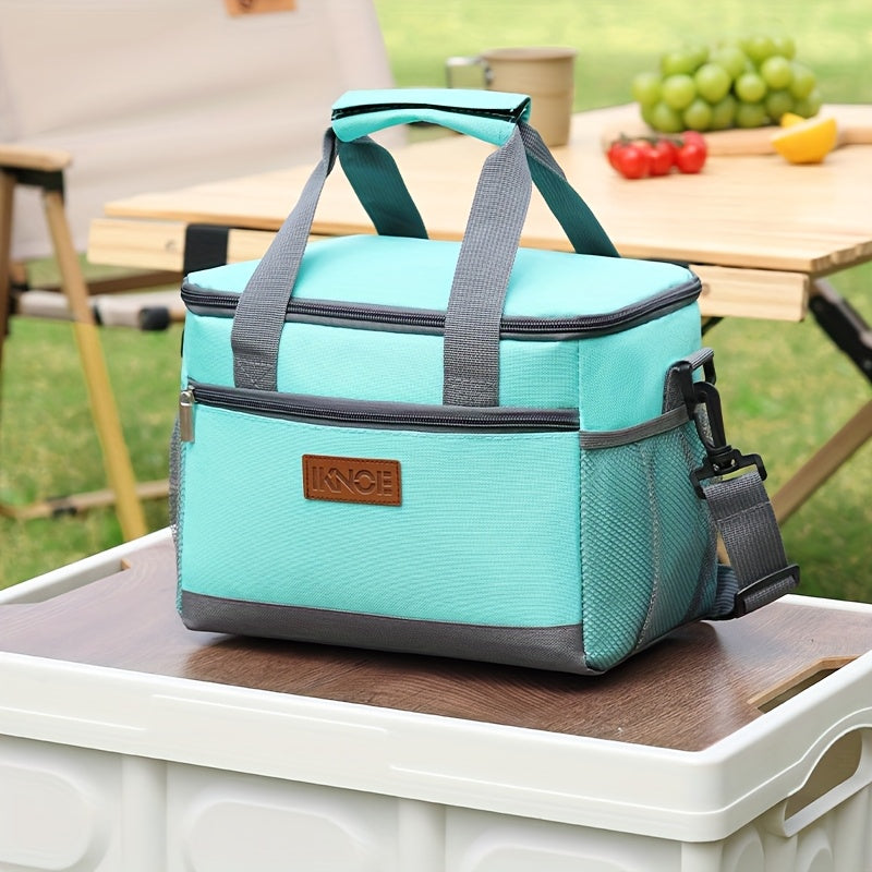 Insulated Lunch Bag Foldable Leakproof Thermal Tote for Work School Travel Picnic – Aluminum Foil Lining Keeps Food Cold Fresh Bento Box Bag Black Green Pink Floral